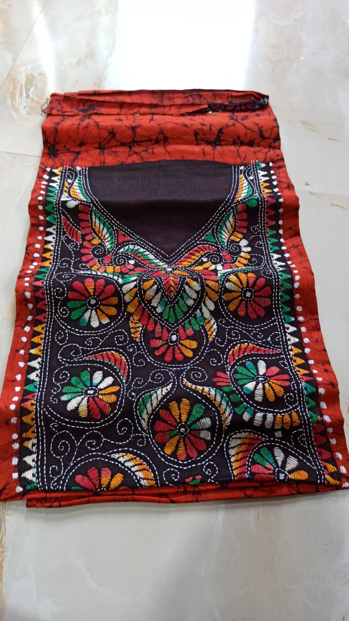 Batik Kantha kurta Material