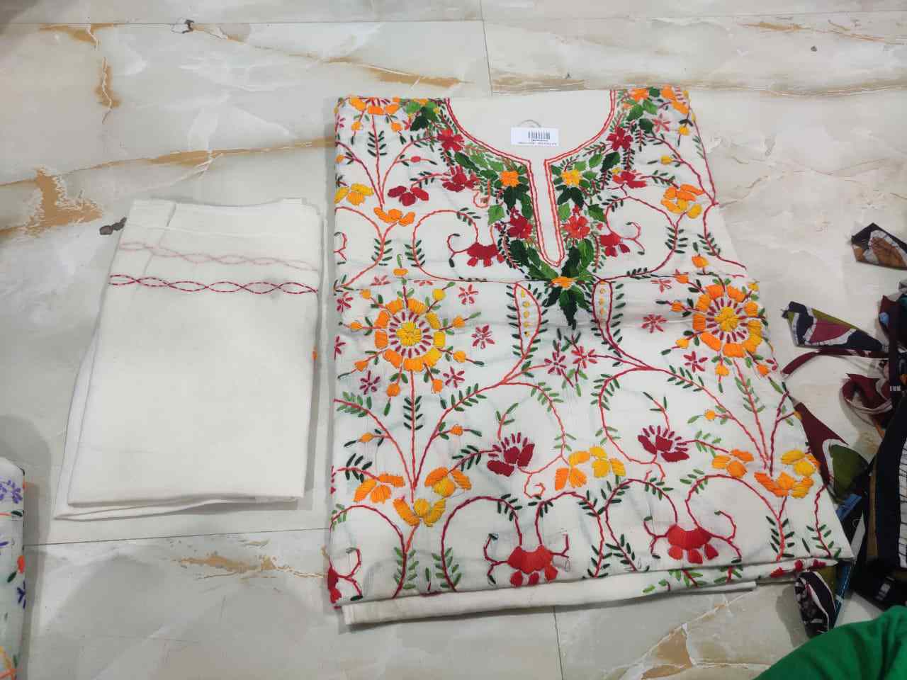 Kantha Embroidery Salwar Suit