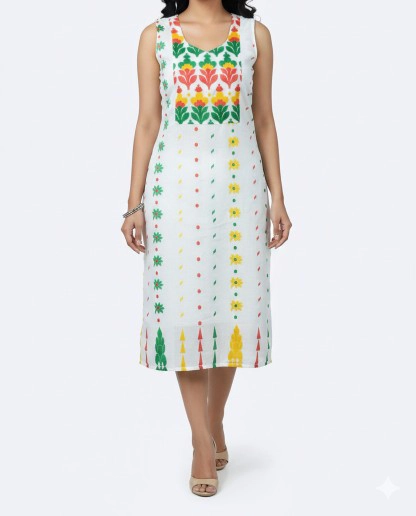 Women Pure Dhakai Jamdani Kurti 1 Dhakai jamdani kurti