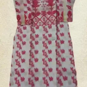 Pure Dhakai Jamdani Saree Kurti