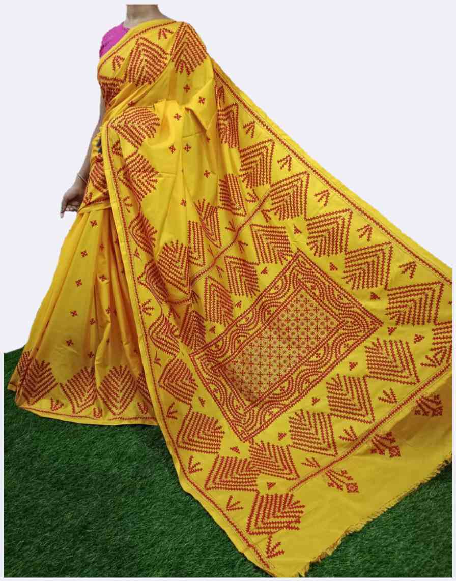 Gujarati Stitched Saree