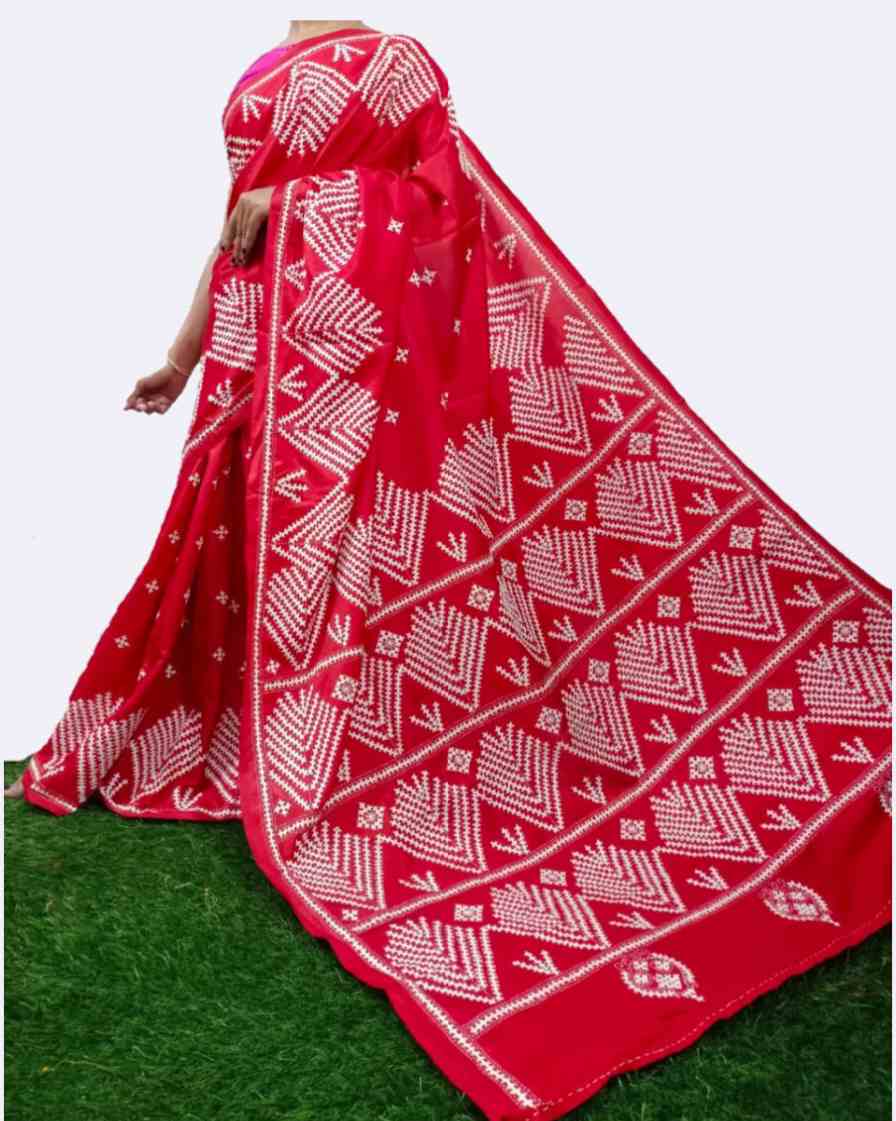Gujarati Stitched Saree