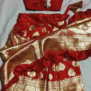 Ready to wear Banarasi Saree