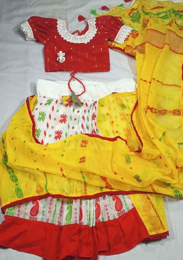 Ready to wear Jamdani Saree