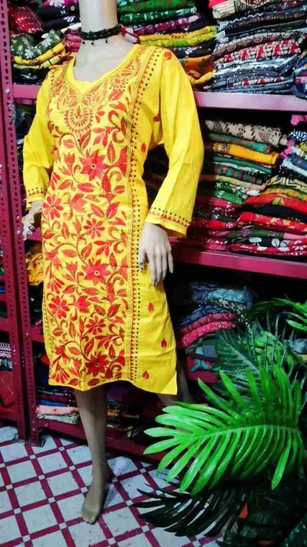 Kantha stitched Kurti