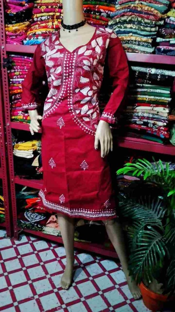 Kantha stitched Kurti