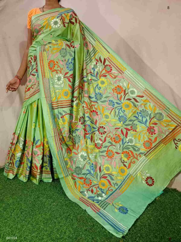 Kantha Stitched Saree