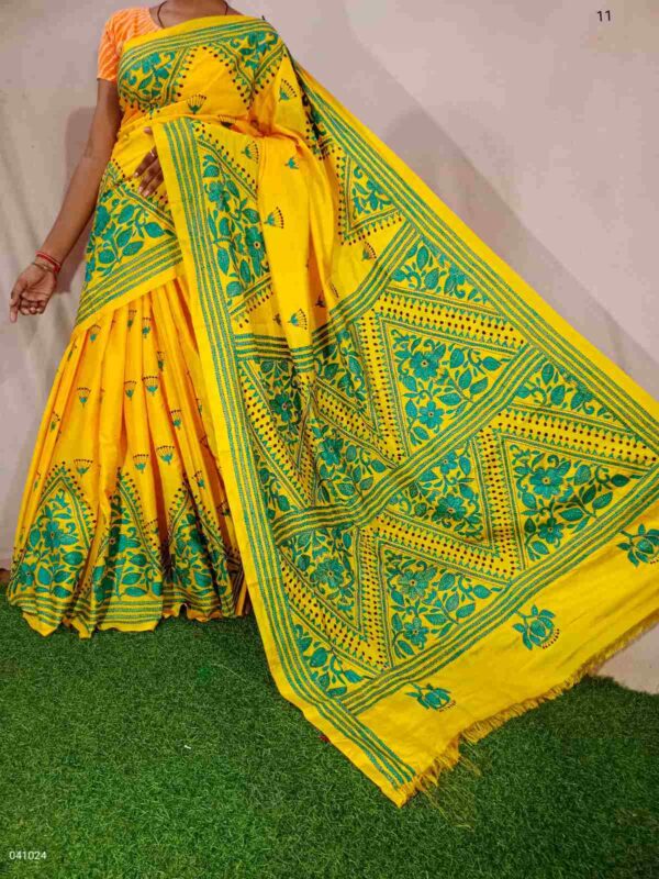 Kantha Stitched Saree