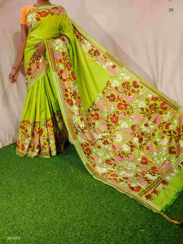 Kantha Stitched Saree