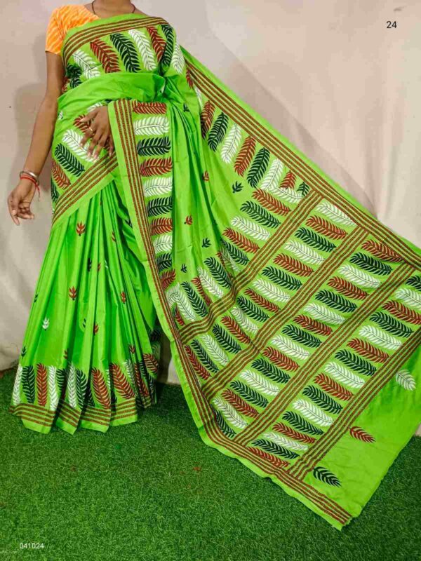 Kantha Stitched Saree8