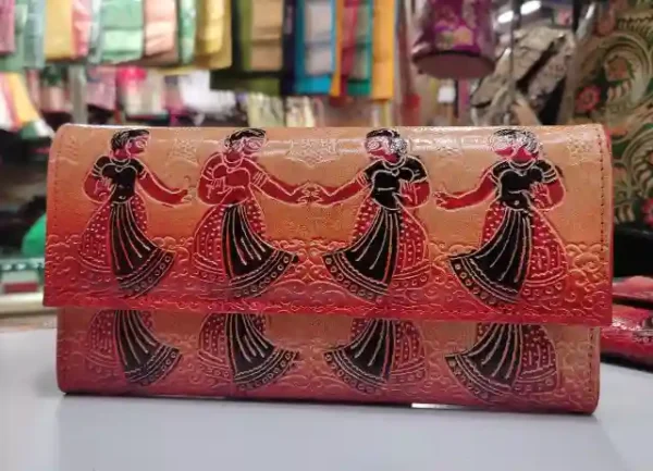 Shantiniketan Pure Leather Girls Purse