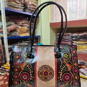 Shantiniketan Leather Shoulder Bag