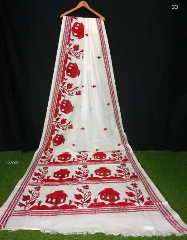 Kantha Stitched Saree