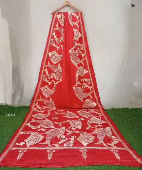 Kantha Stitched Saree