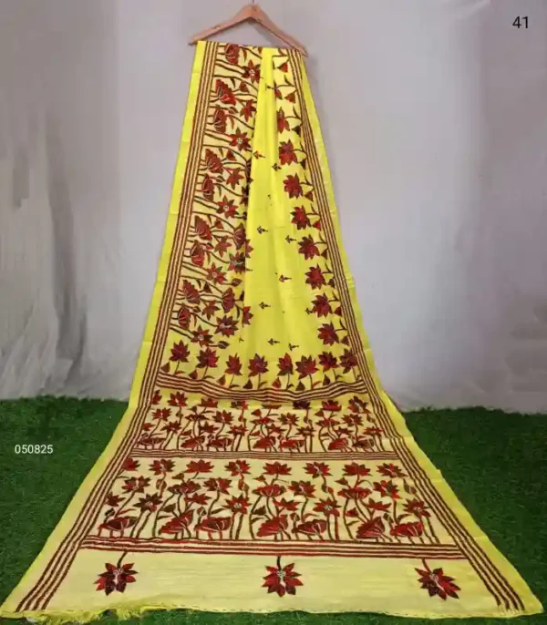 Kantha Stitched Saree