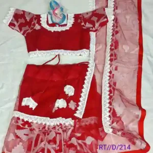 Ready to wear Dhakai Maslin Saree