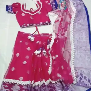 Ready to wear Dhakai Maslin Saree