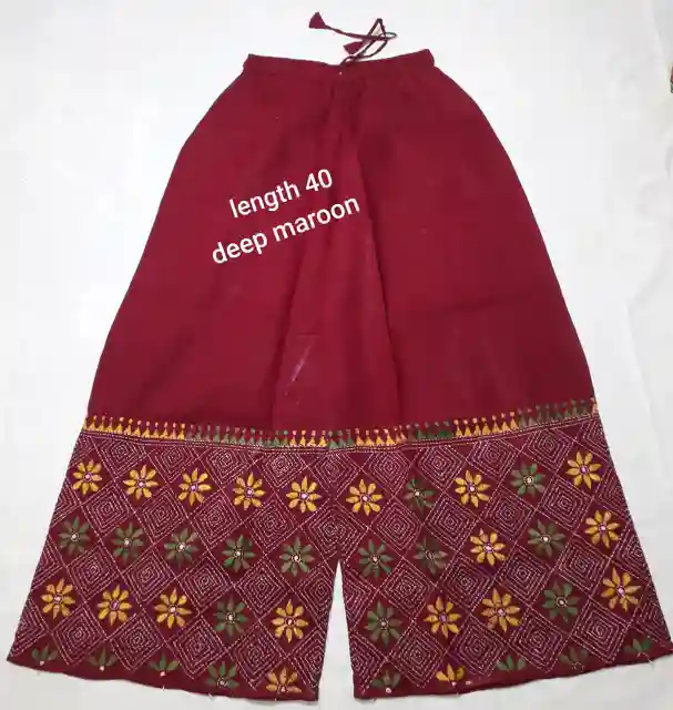 Kantha Stitched Palazzo 1 Kantha Stitched Palazzo