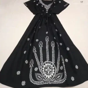 Kantha Stitched Kaftan Nighty