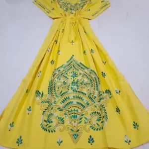 Kantha Stitched Kaftan Nighty