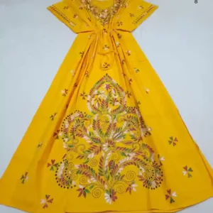 Kantha Stitched Kaftan Nighty