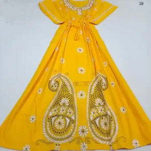 Kantha Stitched Kaftan Nighty