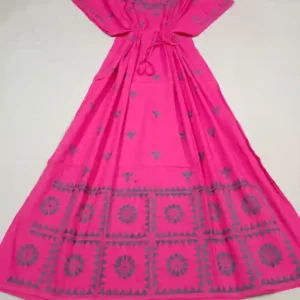 Kantha Stitched Kaftan Nighty
