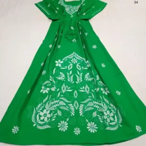 Kantha Stitched Kaftan Nighty