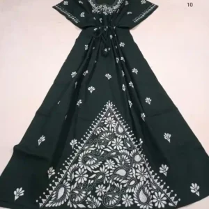 Kantha Stitched Kaftan Nighty