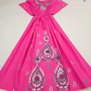 Kantha Stitched Kaftan Nighty