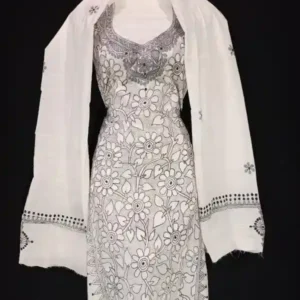 Reverse Kantha Stitched Salwar