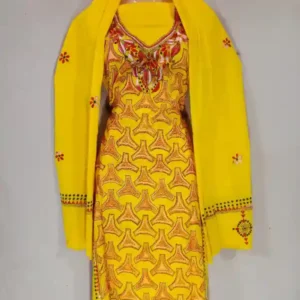 Reverse Kantha Stitched Salwar
