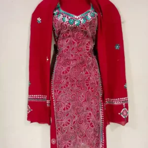 Reverse Kantha Stitched Salwar