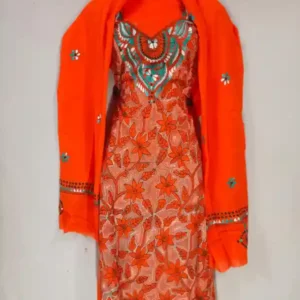 Reverse Kantha Stitched Salwar