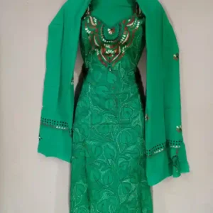 Reverse Kantha Stitched Salwar