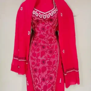 Reverse Kantha Stitched Salwar