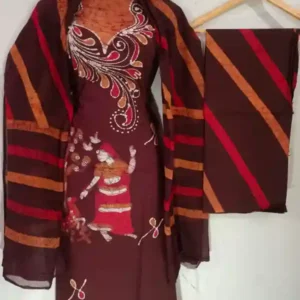 Figure Batik Salwar Suit