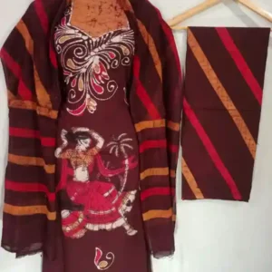 Figure Batik Salwar Suit