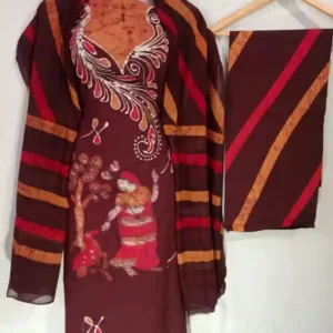 Figure Batik Salwar Suit