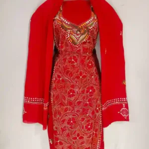 Reverse Kantha Stitched Salwar