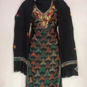 Reverse Kantha Stitched Salwar