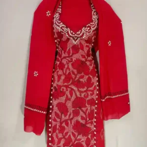 Reverse Kantha Stitched Salwar