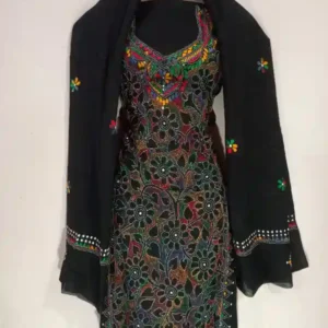 Reverse Kantha Stitched Salwar