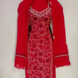 Reverse Kantha Stitched Salwar