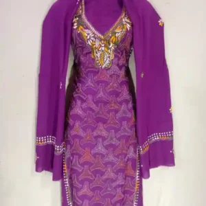 Reverse Kantha Stitched Salwar