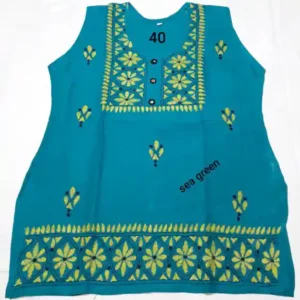 Kantha Stitched Top for women (Medium)