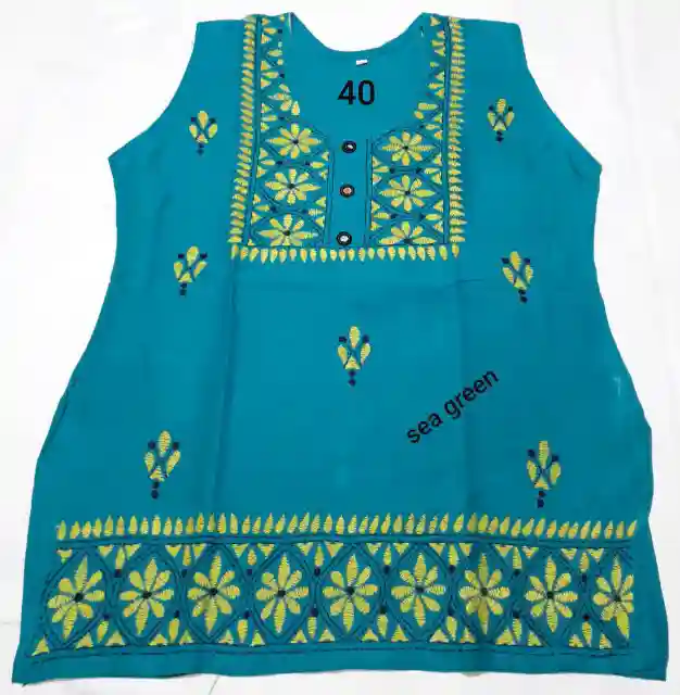 Kantha Stitched Top for women (Medium) 1 Kantha Stitched Top for women (Medium)