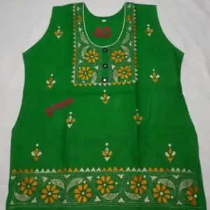 Kantha Stitched Top for women (Medium)