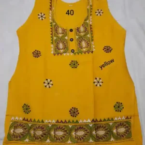 Kantha Stitched Top for women (Medium)