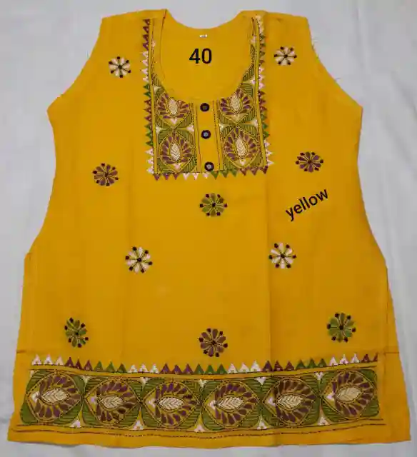 Kantha Stitched Top for women (Medium) 1 Kantha Stitched Top for women (Medium)